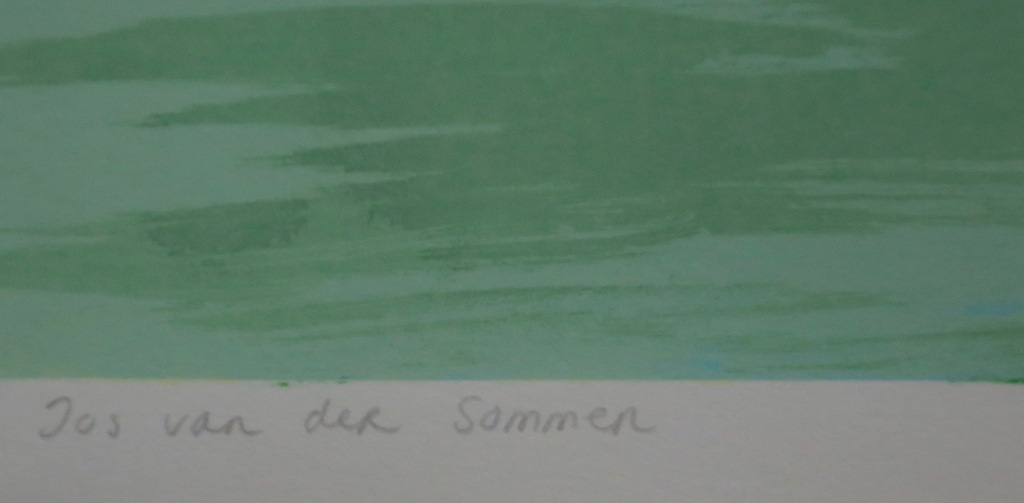 Jos van der Sommen: Litho, It's empty without you - Ingelijst kopen? Bied vanaf 1!