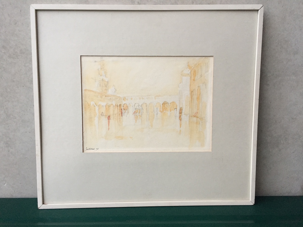 Jan Veldhuis - Aquarel (30 x 22 cm) 1978  kopen? Bied vanaf 1!