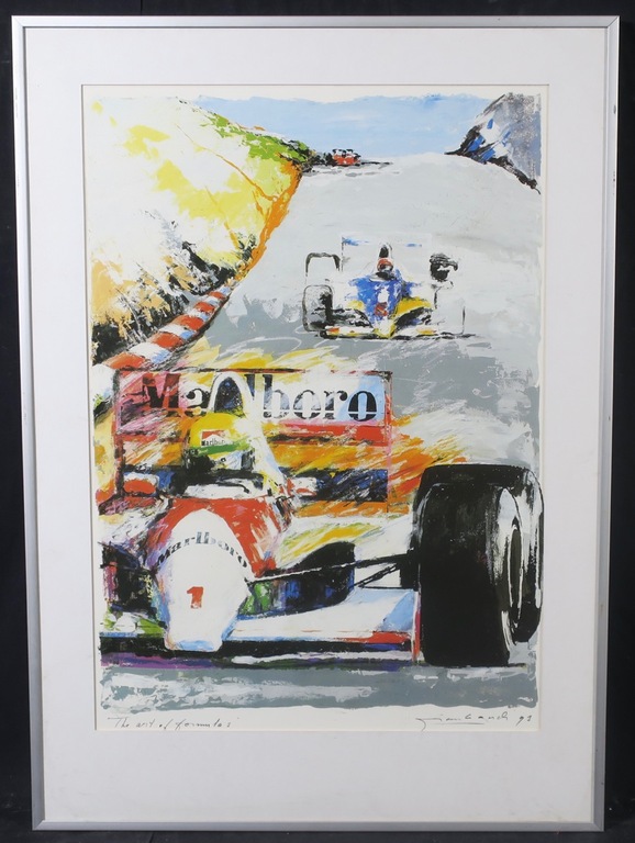 Onbekend gesigneerd: Zeefdruk, The Art of Formula 1 - Ingelijst kopen? Bied vanaf 1!