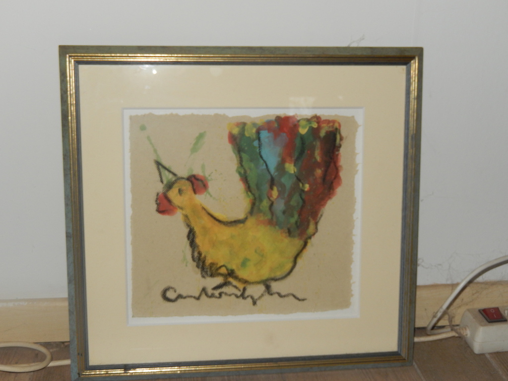 Anton Heyboer - Kip verkocht voor € 220!