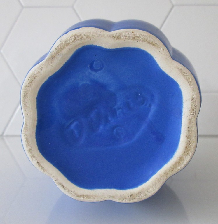 D. Dinis - Azuurblauwe vaas pompoenvorm kopen? Bied vanaf 1!