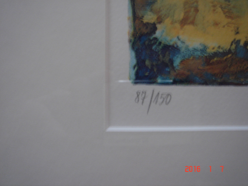 Franz Lauter, zeefdruk, bloemen III. kopen? Bied vanaf 40!