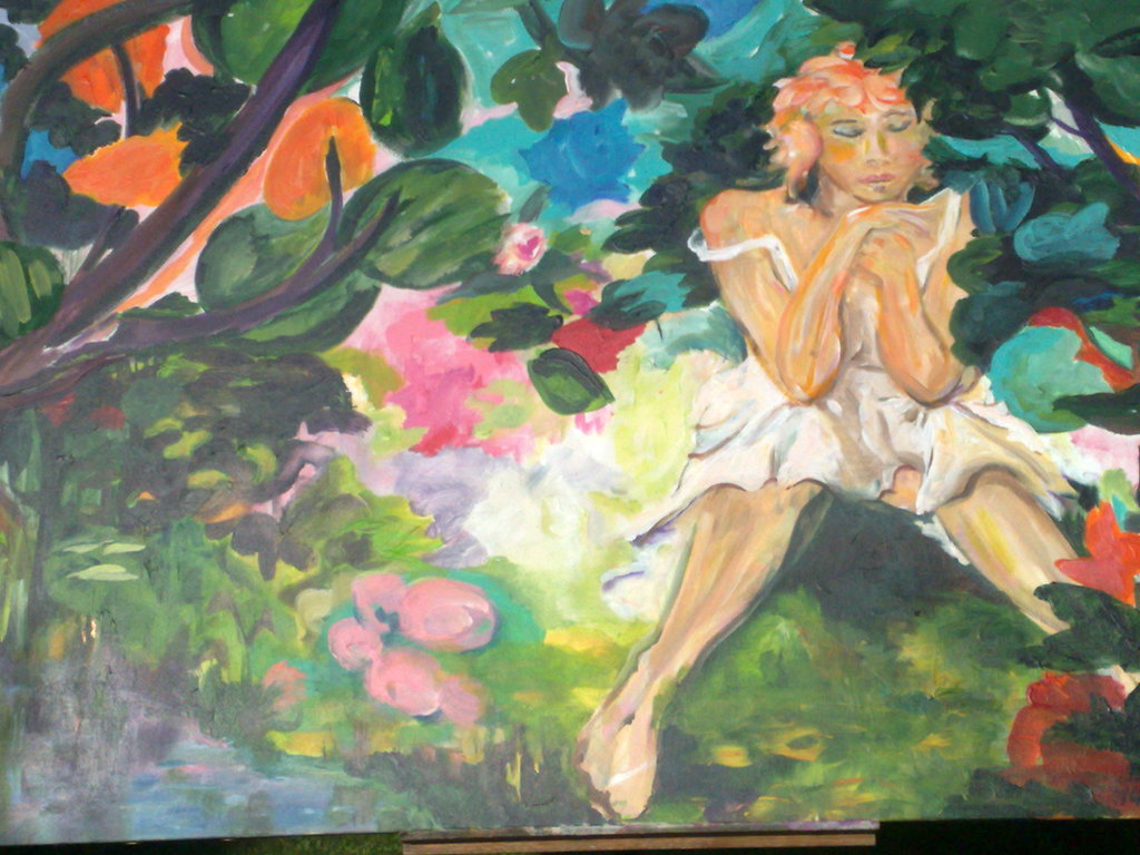 Meisje in het bos kopen? Bied vanaf 450!