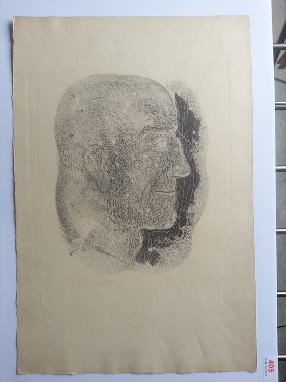 Wout van Heusden ' Profiel ' Litho 1939 gesigneerd kopen? Bied vanaf 1!