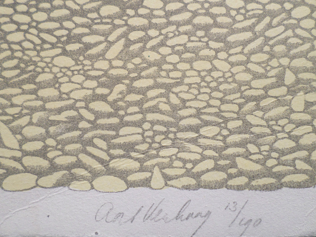 Aat Verhoog - Strand, litho kopen? Bied vanaf 25!