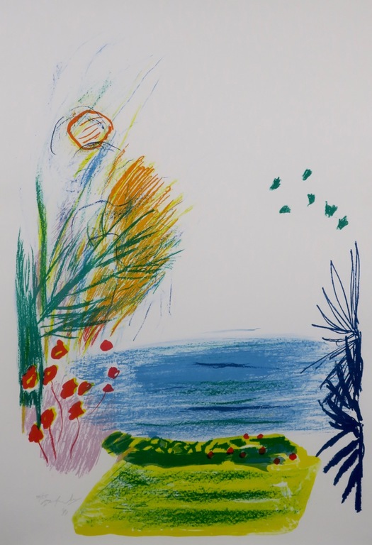 Pieter Defesche: Litho, Bahia dorada - Ingelijst kopen? Bied vanaf 1!