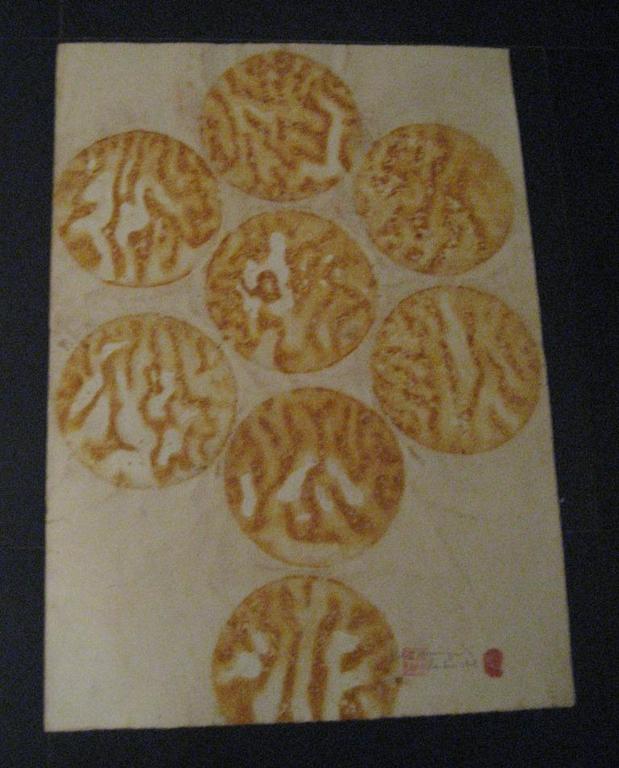 Theo Niermeijer twee werken roestprint op karton kopen? Bied vanaf 10!