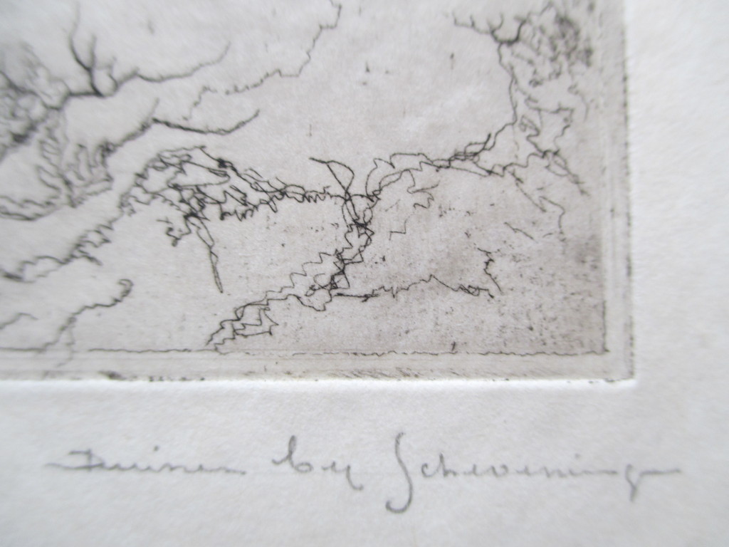 R. vd Berg, etsje '41, duinen bij Scheveningen kopen? Bied vanaf 1!