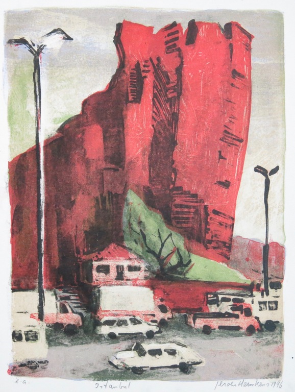 Jeroen Hermkens: Litho, Instanbul verkocht voor € 40!