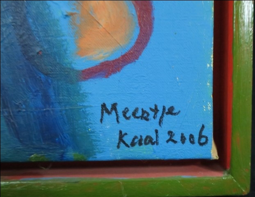 Meertje Kaal: Acryl op doek, Zonnig kind - Ingelijst kopen? Bied vanaf 40!