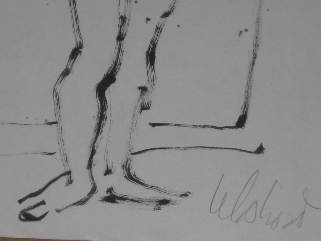 Peter Klashorst (1957). Twee originele tekeningen in stift. kopen? Bied vanaf 69!