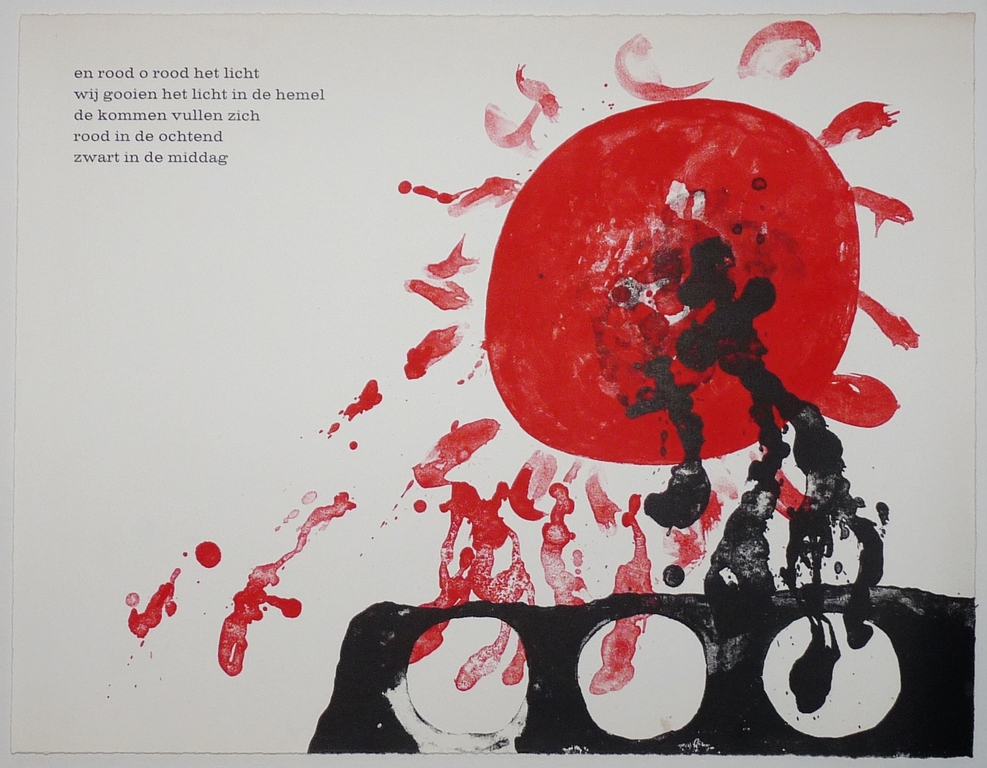 Jef Diederen, Litho, De Val, 1965 kopen? Bied vanaf 39!