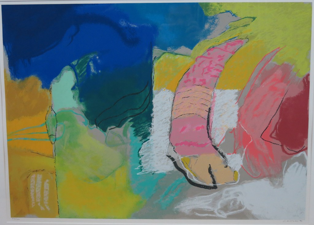 Henk van Vessem: Zeefdruk, Z.T. - Ingelijst (groot) kopen? Bied vanaf 40!