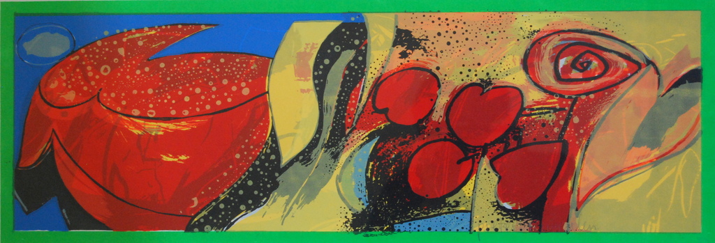 Pieter Vermeulen el frutero zeefdruk oplage 5/36 2006 verkocht voor € 40!