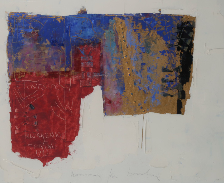 Herman Jan Bosch: Gemengde techniek, Awakening of Spring - Ingelijst kopen? Bied vanaf 1!