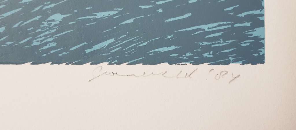 Doris Groeneveld - Doris Groeneveld - Zuidelijk landschap II - zeefdruk kopen? Bied vanaf 20!