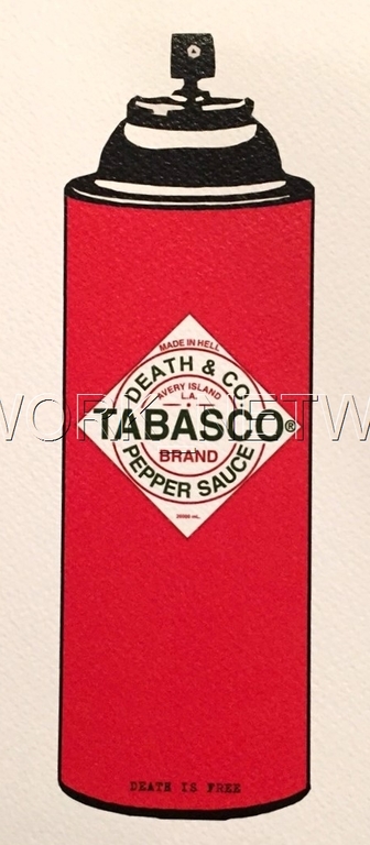 DEATH NYC "Hot Sauce" - n° A/P - Signed with COA (Edition Artist Proof) kopen? Bied vanaf 1!