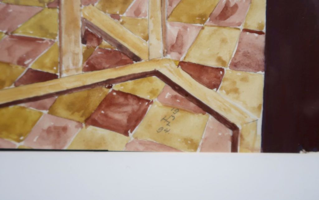 Herman Lievers: Krijt en Aquarel, Zelfportret - Ingelijst kopen? Bied vanaf 1!