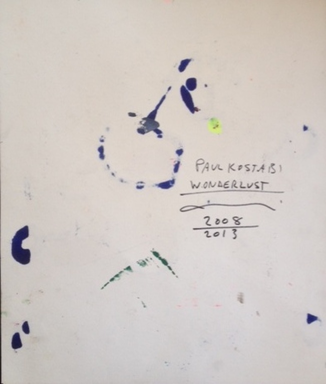 Paul Kostabi, Wonderlust- gesigneerde gemengde techniek op papier  kopen? Bied vanaf 400!