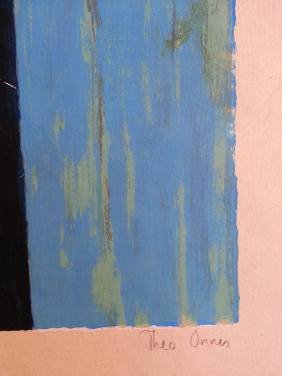 Theo Onnes zeefdruk op handgeschept papier " Eva "  kopen? Bied vanaf 50!