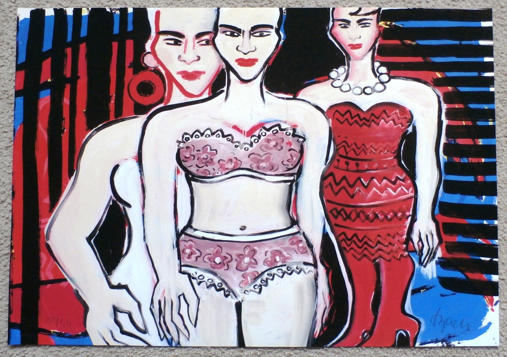 Elvira Bach, giclee: Uittrekken, handgesigneerd en genummerd kopen? Bied vanaf 225!
