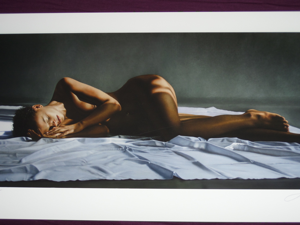 Peter Handel, Giclee 'Kathi, liggend' handgesigneerd en handgenummerd, oplage 25 (2013) kopen? Bied vanaf 100!