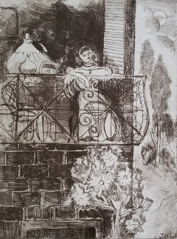 Jeanne Bieruma Oosting - Fleurs du mal, handgesigneerd album met 12 etsen kopen? Bied vanaf 295!