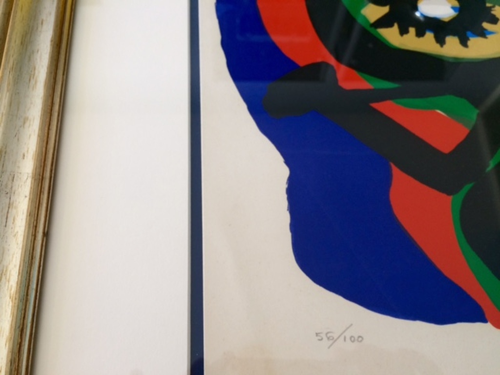 Anton Rooskens, kleurenlithografie, Compositie kopen? Bied vanaf 450!