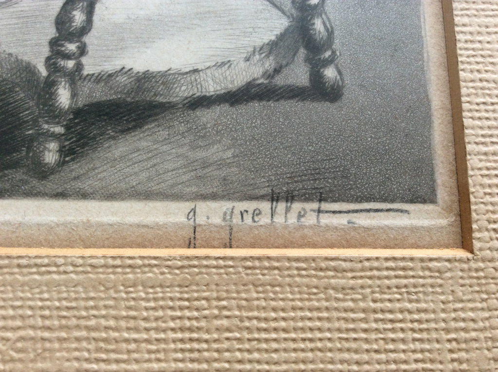 LAATSTE KANS! Georges Grellet - art deco lithografie kopen? Bied vanaf 75!