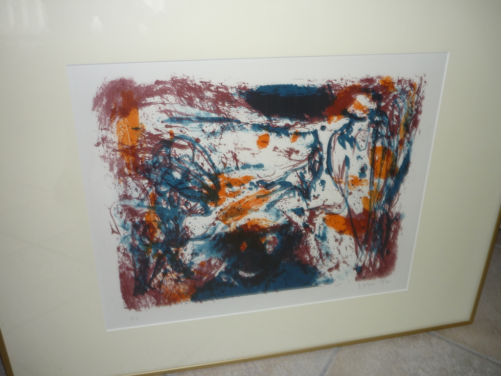 Asger Jorn litho uit 1972. verkocht voor € 575!