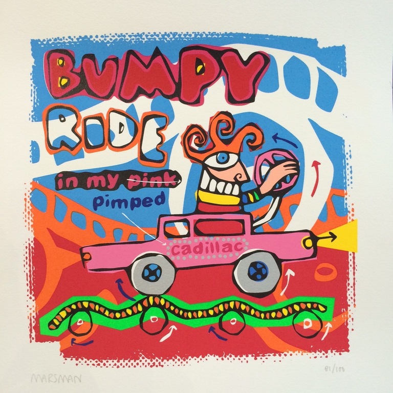 Jean-Paul Marsman zeefdruk 'Bumpy Ride' kopen? Bied vanaf 20!
