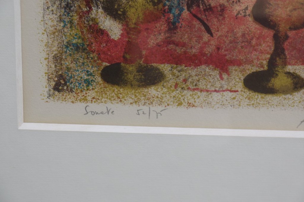 André Goezu - Zeefdruk op Papier - Sonate kopen? Bied vanaf 1!