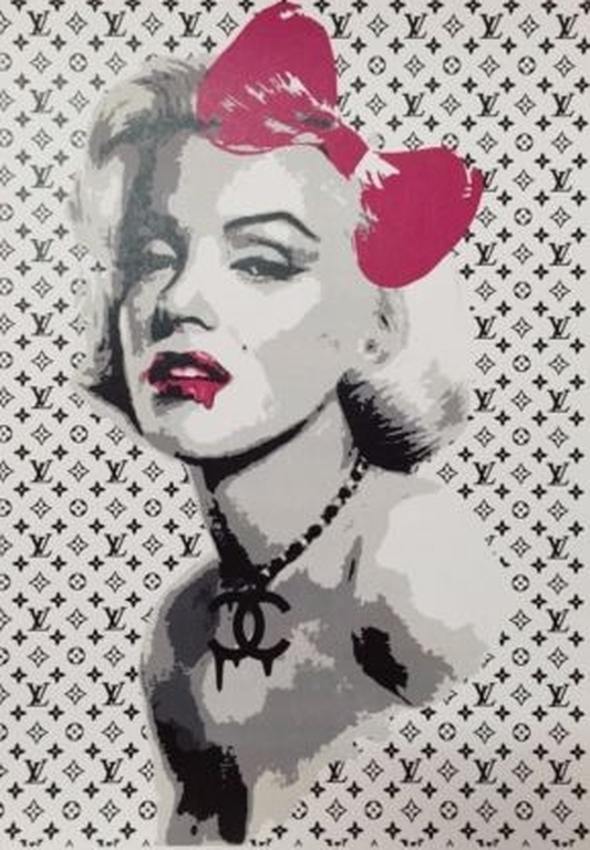 DEATH NYC, zeefdruk 'Monroe Pink Drip' Louis Vuitton uit 2012, oplage 100 kopen? Bied vanaf 25!