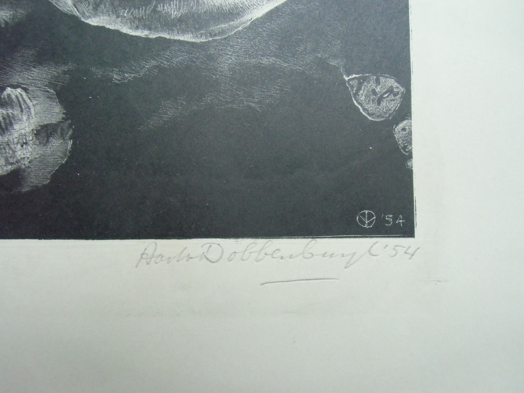 DE DRIE SCHELPEN II   ///  LITHO VAN AART VAN DOBBENBURGH kopen? Bied vanaf 40!