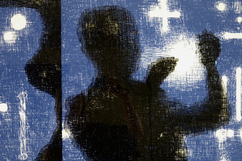 Jacomijn den Engelsen: Houtsnede, Lichtman - Ingelijst (Zeer Groot) kopen? Bied vanaf 100!