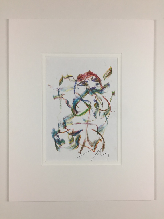 Johan Adriaan Smit - Johannes Adrianus Smit (JAS), Clowny-krijt op papier, 1995 kopen? Bied vanaf 299!