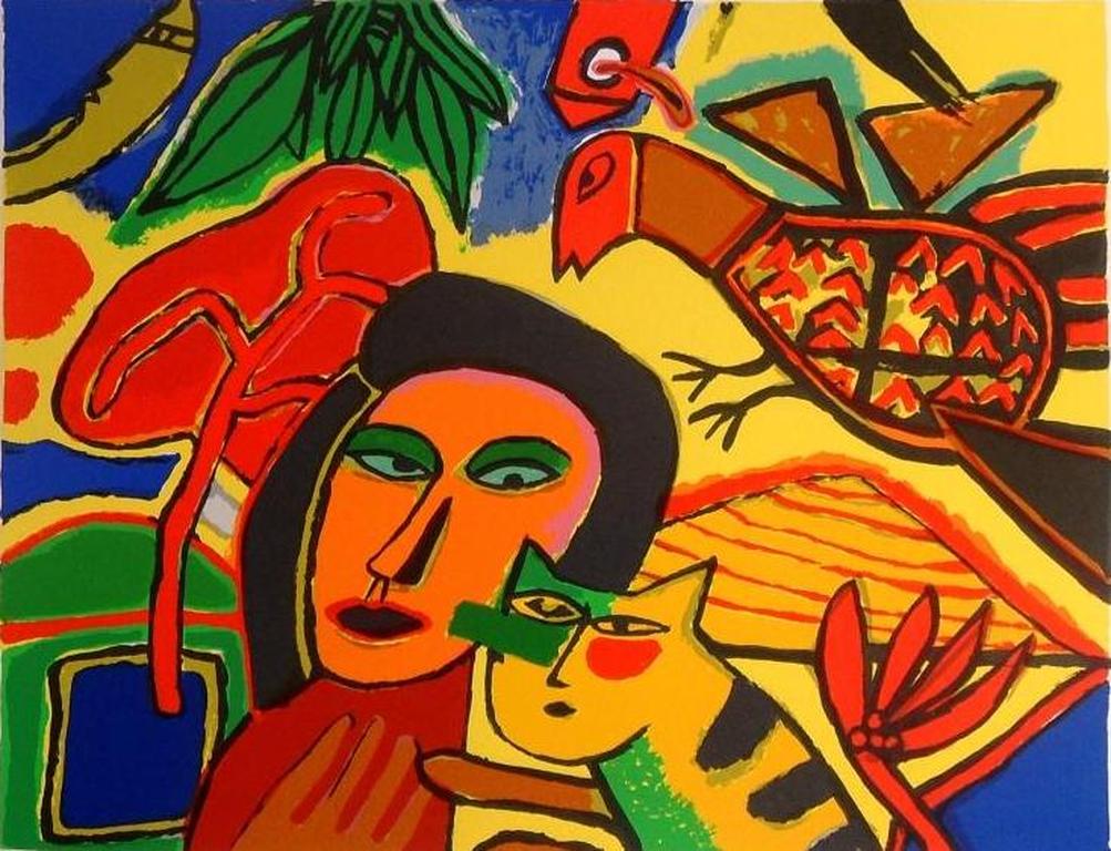 Corneille: vrouw,vogels en kat  (II) kopen? Bied vanaf 1!