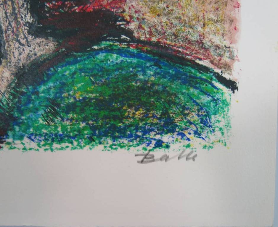 Morgens Balle: Kleurenlitho, Vreemd Figuur (CoBrA) kopen? Bied vanaf 70!