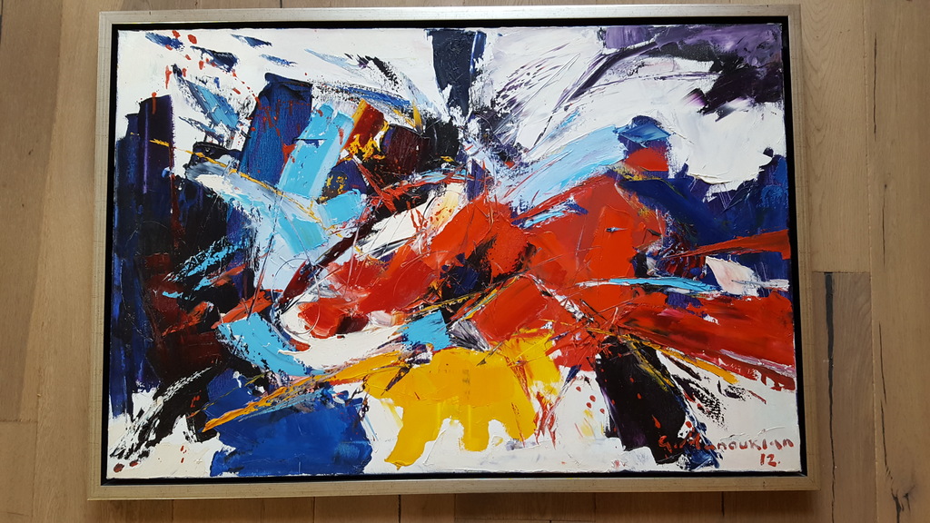 Gagik Manoukian (1952) - Acrylverf op doek. gesigneerd rechtsonder, '12 en verso kopen? Bied vanaf 225!