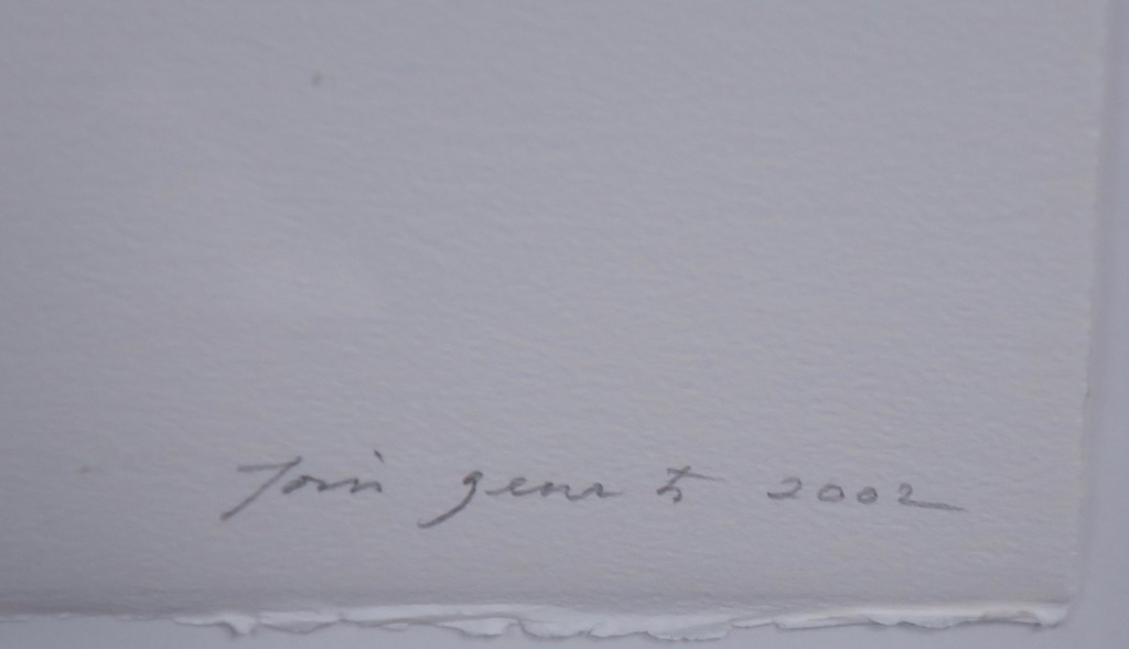 Joris Geurts: Houtsnede, Zonder titel (liggend) -Ingelijst kopen? Bied vanaf 35!