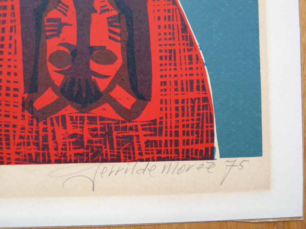 GERRIT DE MORÉE (1909-1981)    GRAFIEKBLAD "HORSE POWER" UIT 1975 kopen? Bied vanaf 45!
