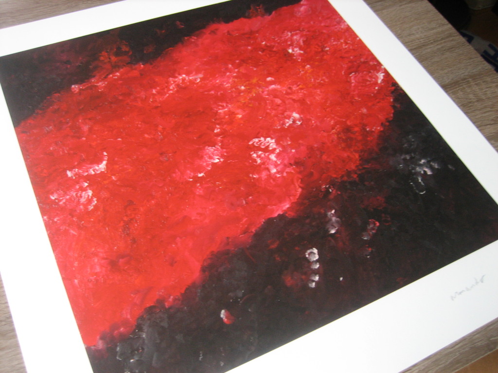 Armando - "Rotes Bild" - Giclee - Handgesigneerd en -genummerd - 2016 kopen? Bied vanaf 95!