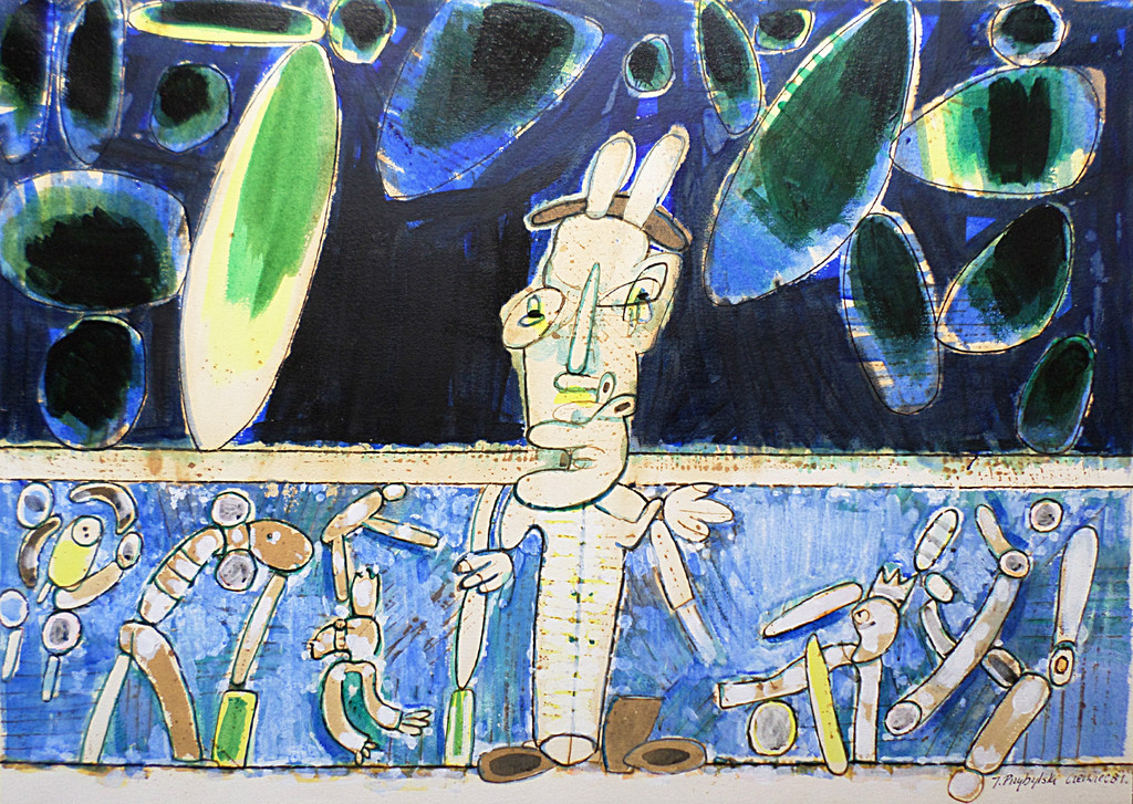 Janusz Przybylski - Czerwiec 1981, gemengde techniek (mooi ingelijst, groot) kopen? Bied vanaf 100!