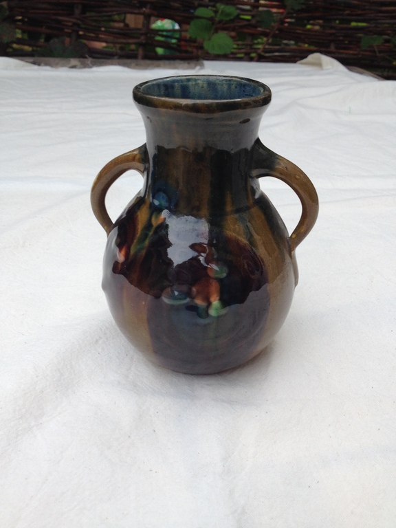 Art Nouveau Majolica Amphoor vaasje kopen? Bied vanaf 1!