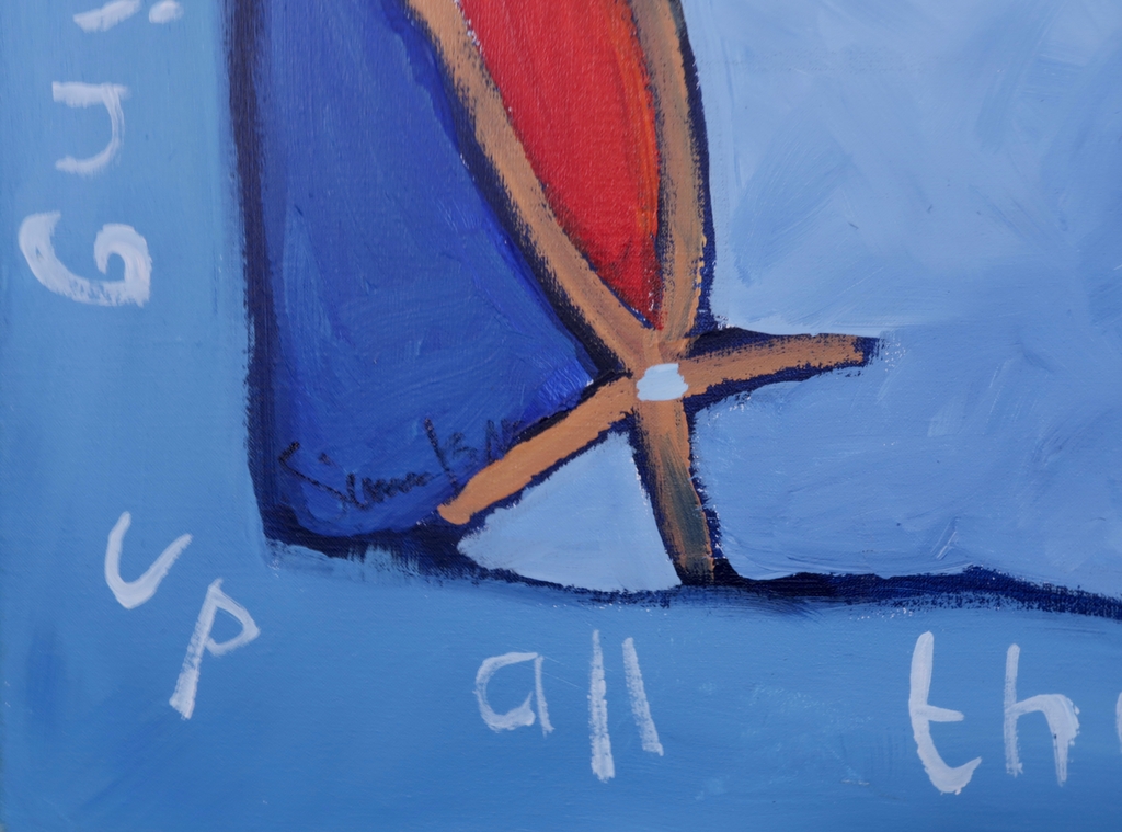 Simon&Bruno: Acrylverf op doek, Royalty - Ingelijst (Groot) kopen? Bied vanaf 80!