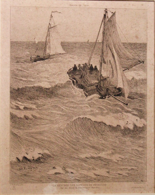 Hendrik Willem Mesdag - Ets  verkocht voor € 46!