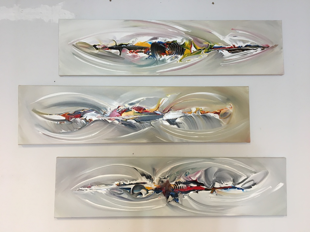 Gena - Abstract - Drie luik -2017 kopen? Bied vanaf 250!