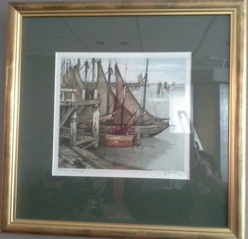 Kleurenets van Hebbelinck,  compleet met lijst, Zeebrugge kopen? Bied vanaf 1!