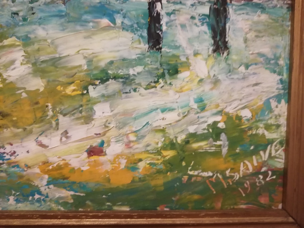 mooi onbekend schilderij,gesigneerd maar onleesbaar voor mij,olieverf op paneel, kopen? Bied vanaf 1!