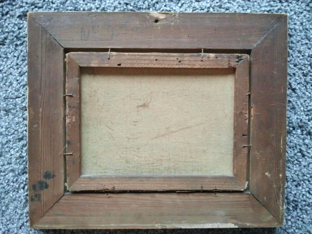 Huis in landschap,Olieverf op doek  kopen? Bied vanaf 37!